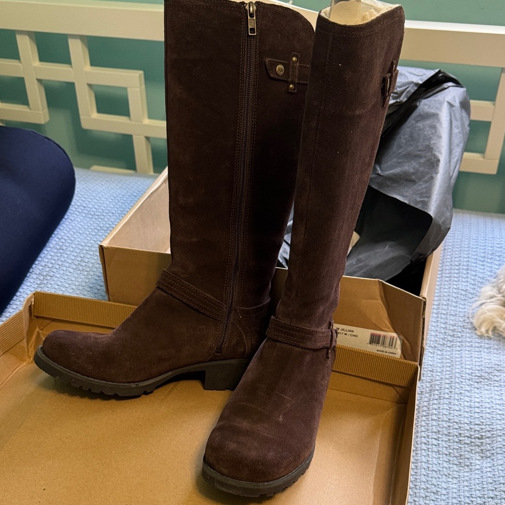 UGG Dark Brown Over the Knee Boots